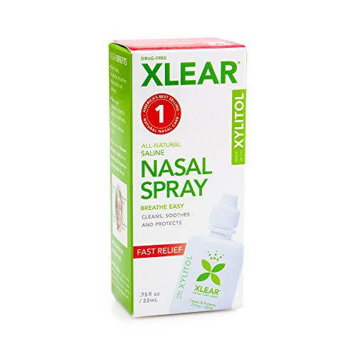 Xlear Natural Nasal Spray With Xylitol  0.75 Fluid Ounce