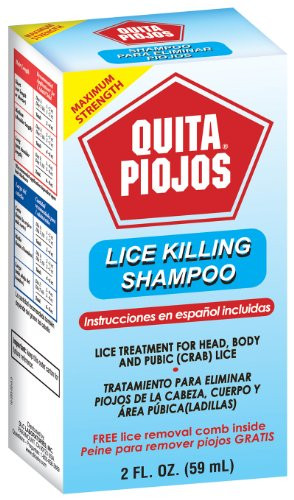 Quita Piojos Lice Killing Shampoo  2 Fluid Ounce