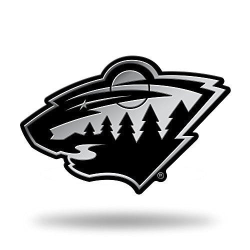 NHL Minnesota Wild Chrome Finished Auto Emblem 3D Sticker