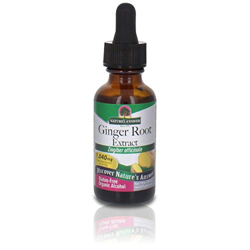 Nature s Answer Ginger Root Extract Supplement with Organic Alcohol 1 Fluid Ounce   Joint Pain Relief   Inflammatory Support   Helps Maintain Healthy Digestion