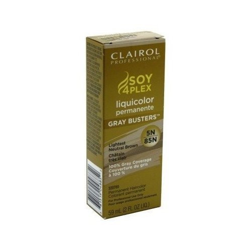 Clairol Professional Soy4Plex Liquicolor Permanente 5N 85N  Lightest Neutral Brown  2oz