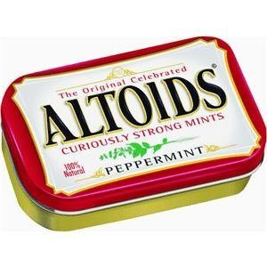 Wrigley Curiously Strong Mints 1.76 Oz. Tin  Pack of 2