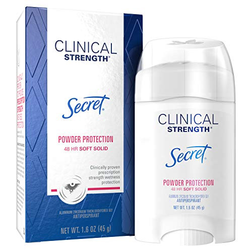 Secret Clinical Strength Antiperspirant and Deodorant Soft Solid Powder Protection 1.6 Oz. Secret Clinical Strength Antiperspirant and Deodorant Soft Solid Powder Protection 1.6 Oz.