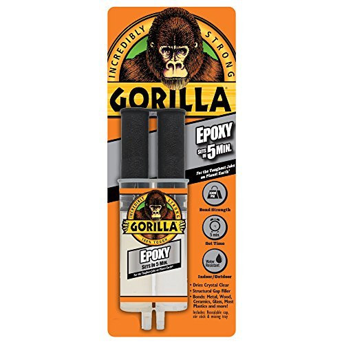 Gorilla Epoxy  .85 oz.  Clear Size  0.85 Fluidic Ounce  Model  4200101  Outdoor Garden Store  Repair  and  Hardware