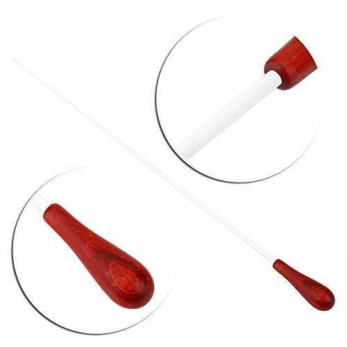 Music Conductor Baton Orchestra Baton 14.76in Rosewood Handle Music Batons For Symphony Leader Choral Director Accessories
