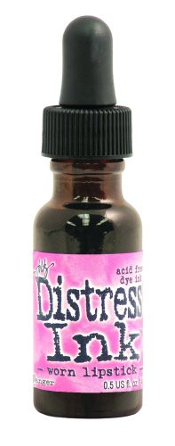 Ranger Tim Holtz Distress Ink Reinker 1/2-Ounce, Worn Lipstick