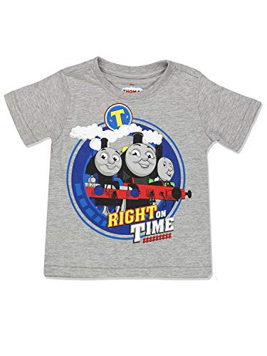 Hit Entertainment Thomas and Friends Toddler Boys Short Sleeve Tee  3T  Grey