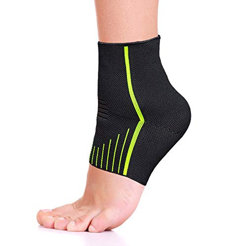 Ankle Brace Compression Sleeve Socks for Plantar Fasciitis  Foot Joint Support for Achilles Tendonitis  Injuries and Recovery  Large