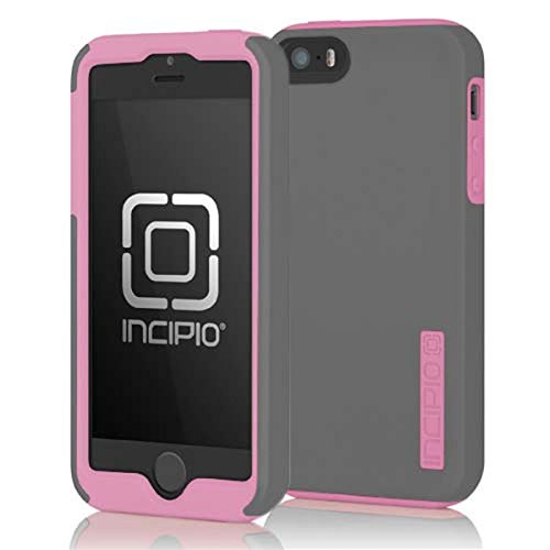Incipio DualPro Case for iPhone 5S - Retail Packaging - Gray Pink