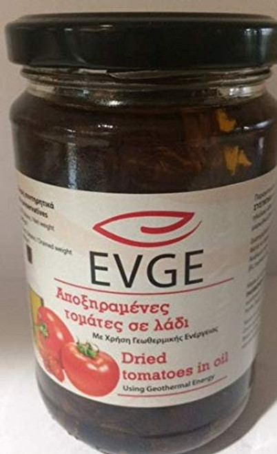 Sun-dried tomatoes in oil 9.5 oz imported from Greece Sun-dried tomatoes in oil 9.5 oz imported from Greece