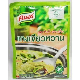 Knorr Complete Recipe Mix Green Curry 35g NEW SEALED Thai Food Thailand Food Product of Thailand