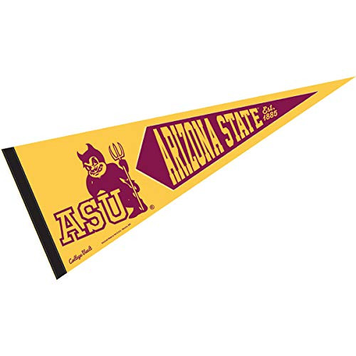 College Flags  and  Banners Co. Arizona State Sun Devils Vintage Vault Retro 12 inch X 30 inch Pennant
