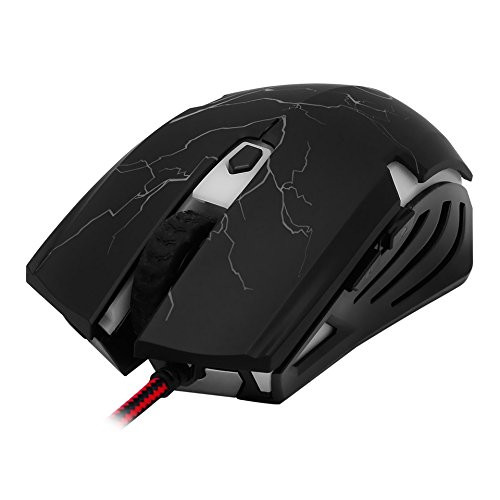 Frisby GX5 Computer Laptop Desktop PC 6 Mappable Buttons 2000 DPI Optical Game Gaming Mouse Mice with Gaming Mousepad
