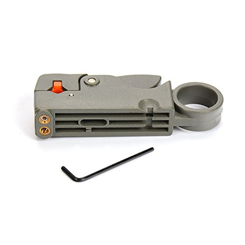 Bestmotoring Rotary Coax Coaxial Cable Cutter Tool RG58/59/62/6/3V2V/4C/5C Stripper Coax Rotary Cutter