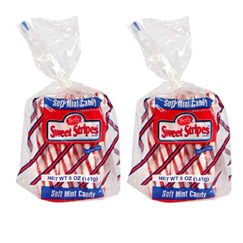Bob s Sweet Stripes Candy Canes 5 Ounce Peppermint Candy Classic Gift  2 Pack