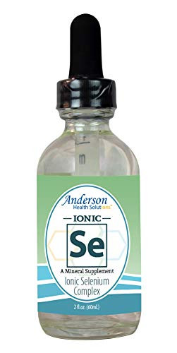 Andersons Ionic Selenium Complex  Liquid Selenium Supplement Drops  Supports Thyroid and Immune System  Antioxidant  Ionic Mineral Drops  Fights Free Radicals  40 Servings  2 fl oz
