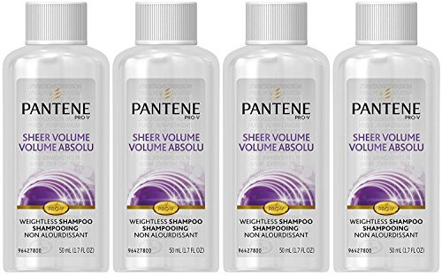 Pantene Pro-V Fine Hair Sheer Volume Shampoo - 1.7 oz - 4 pk