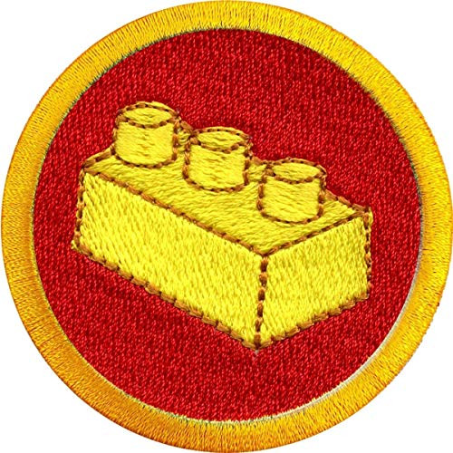 Puzzle Building Blocks Badge Patch Wilderness Scout Sash Iron On Embroidered