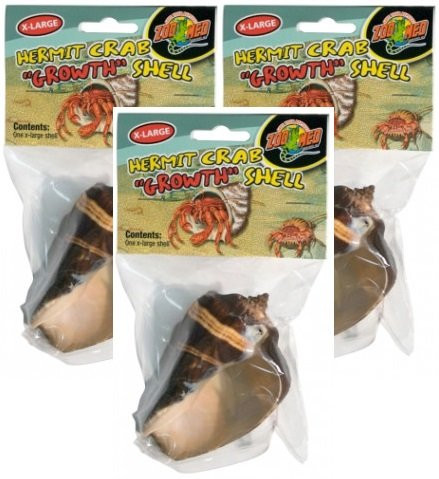Zoo Med Hermit Crab Growth Shell  X-Large  Pack of 3