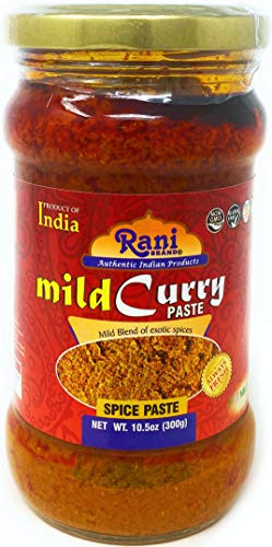 Rani Curry Paste MILD  Spice Paste   10.5oz  300g  Glass Jar ~ No Colors   All Natural NON-GMO   Vegan   Gluten Free   Indian Origin