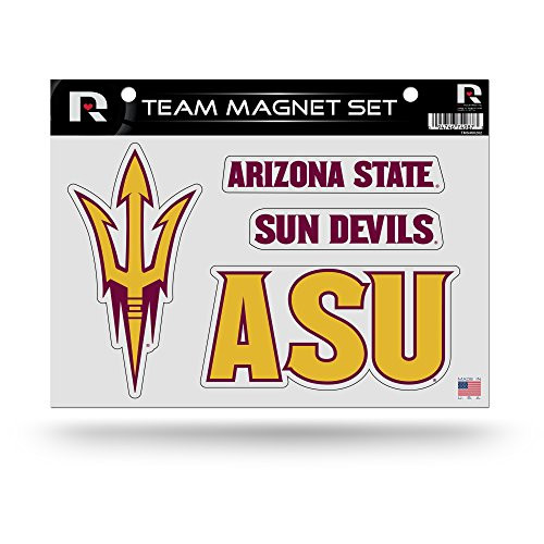NCAA Rico Industries Die Cut Team Magnet Set Sheet  Arizona State Sun Devils