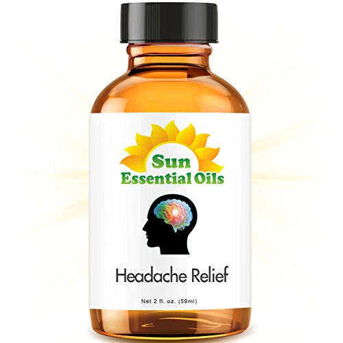 Headache Relief Blend Essential Oil  Huge 2oz Bottle  Bulk Headache Relief Blend Oil - 2 Ounce