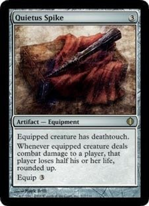 Magic The Gathering - Quietus Spike - Shards of Alara - Foil Magic The Gathering - Quietus Spike - Shards of Alara - Foil