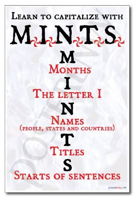 MINTS - NEW Classroom Reading and Writing Poster