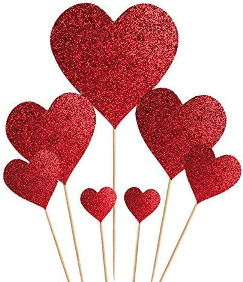 35 pcs Glitter Red Heart Cake Toppers Picks for Sweet Love Theme Wedding Engagement Valentine s Day Bridal Shower Mother s Day Party Cake Decors Red heart 35 pcs Glitter Red Heart Cake Toppers Picks for Sweet Love Theme Wedding Engagement Valentine s Day Bridal Shower Mother s Day Party Cake Decors Red heart