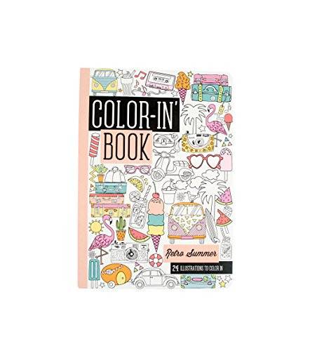 OOLY  Color-In  Book  Travel Size  Retro Summer  24 Pages  118-165
