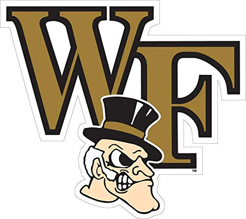 Ultimate Sports Apparel Wake Forest WF Deacon Vinyl Decal -3 inch