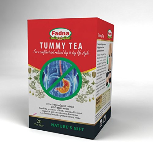 Fadna Tummy Tea Herbal Ayurvedic Tea for Proper digestion and absorption of food   20 Tea Bags