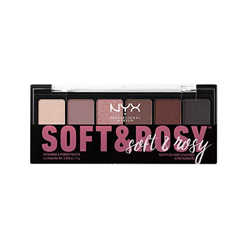NYX PROFESSIONAL MAKEUP Soft  and  Rosy Eyeshadow Palette  0.21 Ounce