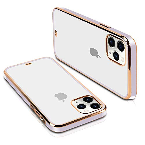 SOKAD iPhone 11 Pro Max Case Clear Soft TPU Plating Bumper Anti-Scratch Shockproof Protective Case Cover for iPhone 11 Pro Max 6.5 Inch 2019 Lilac SOKAD iPhone 11 Pro Max Case Clear Soft TPU Plating Bumper Anti-Scratch Shockproof Protective Case Cover for iPhone 11 Pro Max 6.5 Inch 2019 Lilac