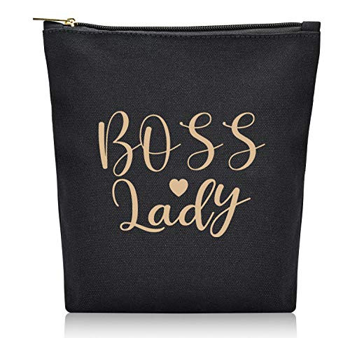 Boss Lady -Best Birthday Retirement Gift For Female Boss- Boss Mom Gift -Makeup Bag Cosmetic Bag Makeup Travel Case Gift Boss Lady -Best Birthday Retirement Gift For Female Boss- Boss Mom Gift -Makeup Bag Cosmetic Bag Makeup Travel Case Gift
