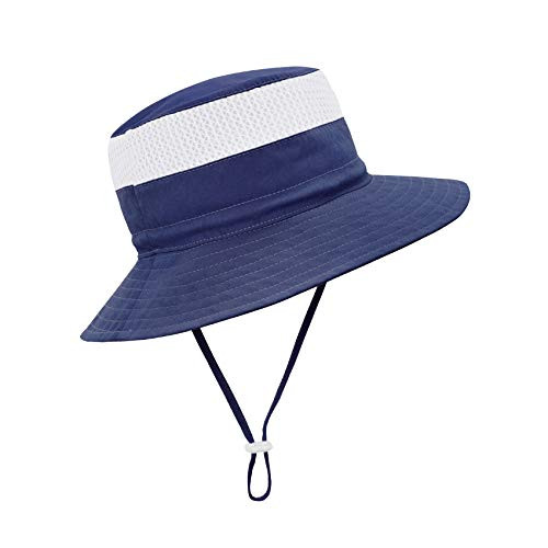 Durio Baby Boy Sun Hat Beach Summer Hat for Baby Boy UPF 50 plus Sun Protection Baby Boy Bucket Hat G Navy 6-12 Months