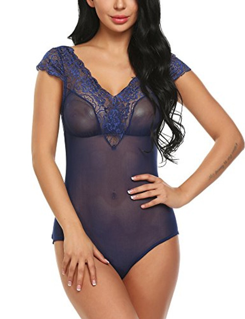 ELOVER Lingerie for Women Teddy Lingerie One Piece Babydoll Mini Bodysuit ELOVER Lingerie for Women Teddy Lingerie One Piece Babydoll Mini Bodysuit