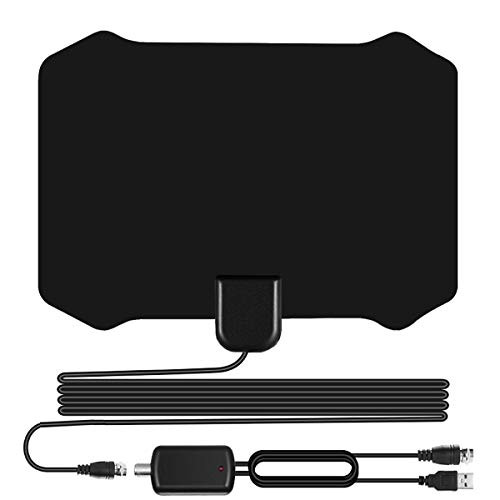 Sodysnay TV Antenna for Digital TV Indoor  Amplified HD Digital TV Antenna with 120 Miles Long Range  Support 4K 1080P for Indoor with Powerful HDTV Amplifier  W222