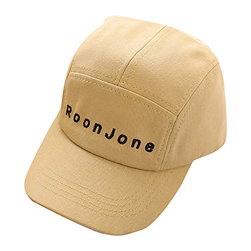Kids Children s Baseball Cap Classic Cotton Dad Hat Plain Cap Low Profile Embroidery Alphabet Baseball Cap Sun Hat