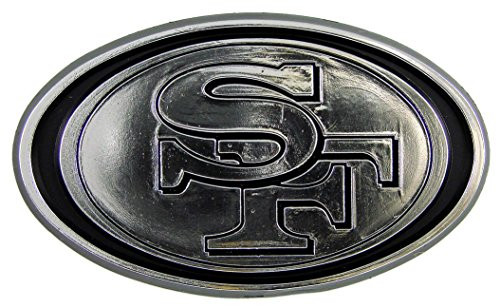 NFL San Francisco 49ers Chrome Automobile Emblem