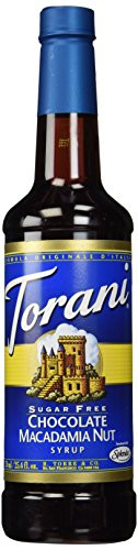 Torani Sugar Free Chocolate Macadamia Nut Syrup  750 ml