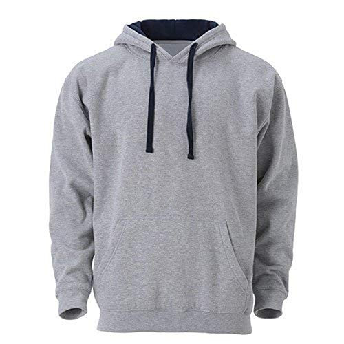 Ouray Sportswear Benchmark Color Block Hood  Oxford Navy  Large