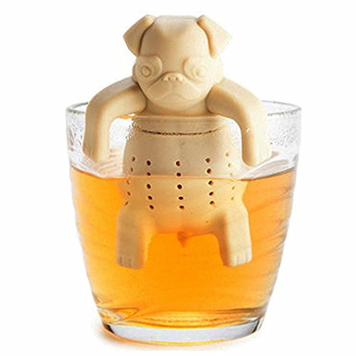 OPPOHERE Pug in A Mug Silicone Tea Infuser Pack of 1