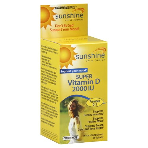 Windmill Health Products Sunshine Super Vitamin D - 2000 IU - 60 Tablets