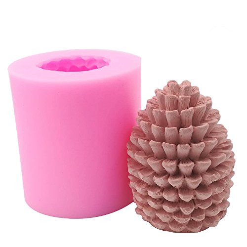 Great Mold Silicone Christmas Pine Tree Candle Molds Soap Mold Candle Mold for DIY Xmas Candle Making Chocolate and Candy Molds Pine Cone Tree-1 Great Mold Silicone Christmas Pine Tree Candle Molds Soap Mold Candle Mold for DIY Xmas Candle Making Chocolate and Candy Molds Pine Cone Tree-1