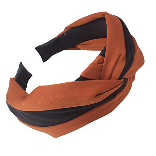 Lethez Women Headband Girls Hairband 2 Color Block Twist Knot Hair Head Hoop Hair Accessories for Daily Coffee Lethez Women Headband Girls Hairband 2 Color Block Twist Knot Hair Head Hoop Hair Accessories for Daily Coffee