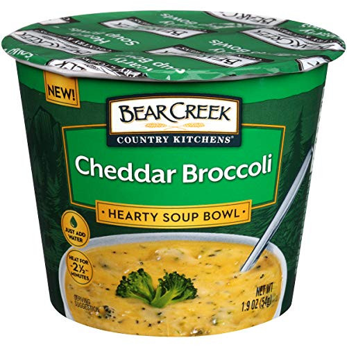 Bear Creek Hearty Soup Bowl  Cheddar Broccoli  1.9 Ounce  Pack of 6