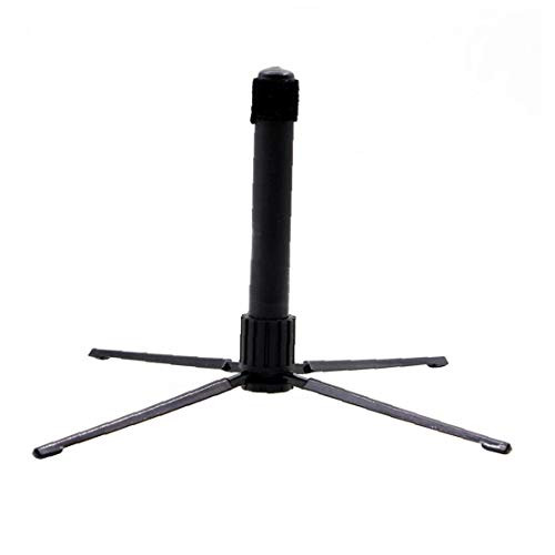 Flute Stand Foldable Flute Stand Oboe and Wind Instrument Support for Oboe Flute Clarinet Sax Wind Instrument Black