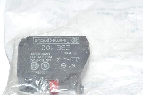 SCHNEIDER ELECTRIC ZBE102 CONTACT BLOCK  1NC  6A  SCREW CLAMP