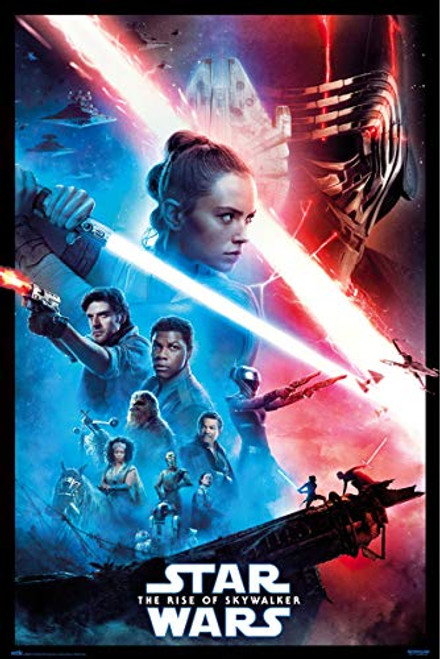 POSTER STOP ONLINE Star Wars The Rise of Skywalker - Movie Poster Regular Style - Black Border Size 24 x 36 inch POSTER STOP ONLINE Star Wars The Rise of Skywalker - Movie Poster Regular Style - Black Border Size 24 x 36 inch